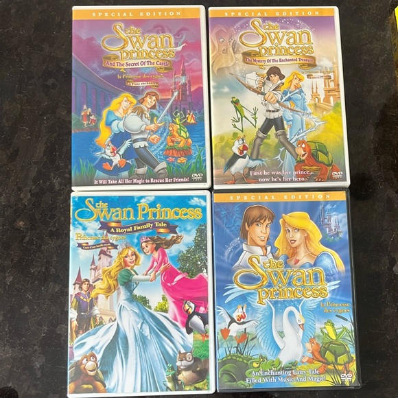 DVD - THE SWAN PRINCESS COLLECTION- 4 DVD’s - Picture 1 of 2